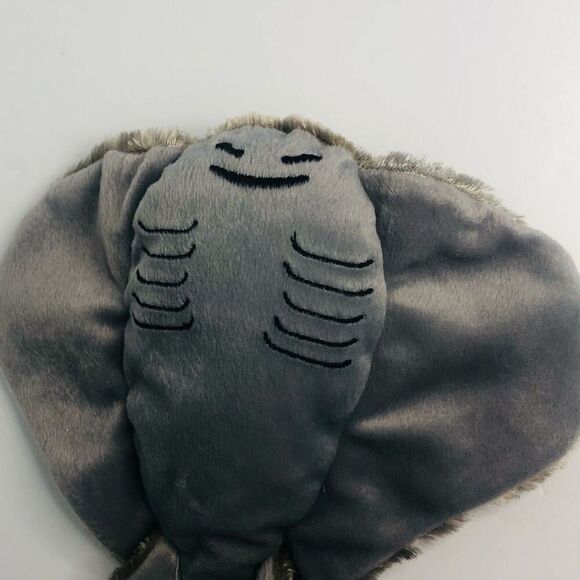 vtg 1994 the petting zoo sting ray manta ray gray silver fur 13 inch plush - Picture 5 of 11